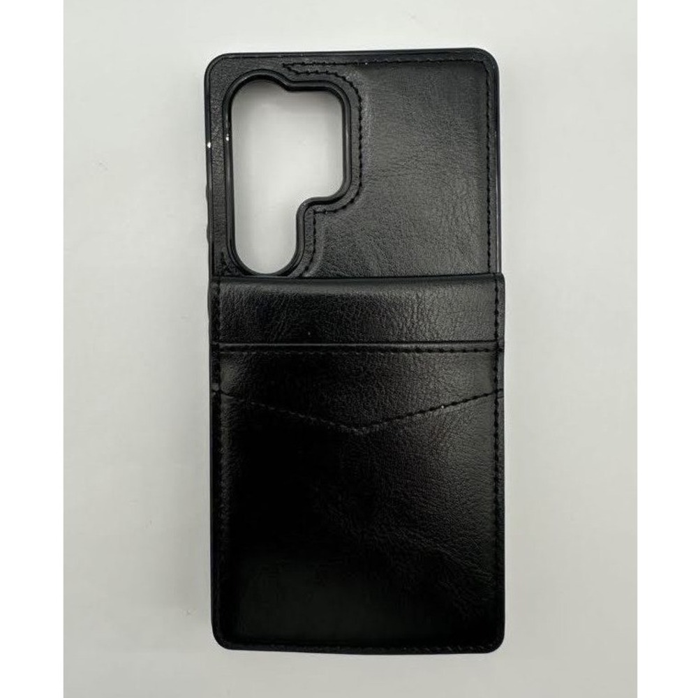 Wallet Case for Samsung Galaxy S23 Ultra Black Kickstand Card Holder New KIHUWEY